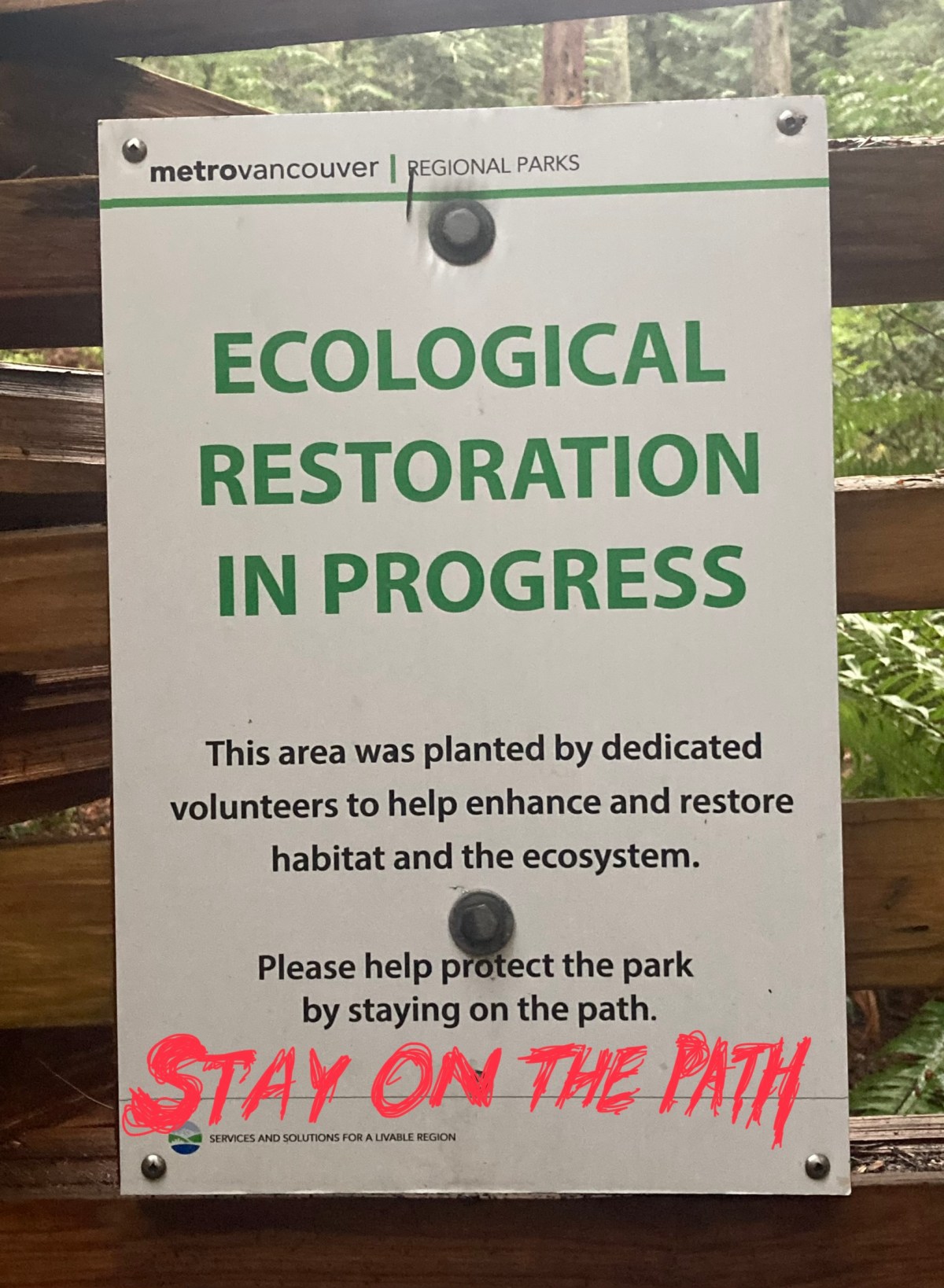 Hallowe’en: stay on the&nbsp;path